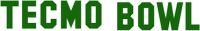 Tecmo Bowl logo for NES